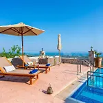 New Villa Kantifes 4 Families Or Couples With Private Pool & Bbq