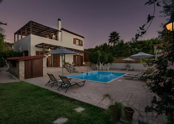 Exclusive Crete Villa Villa Citrus 3 Bedroom Private Pool Rethymnon