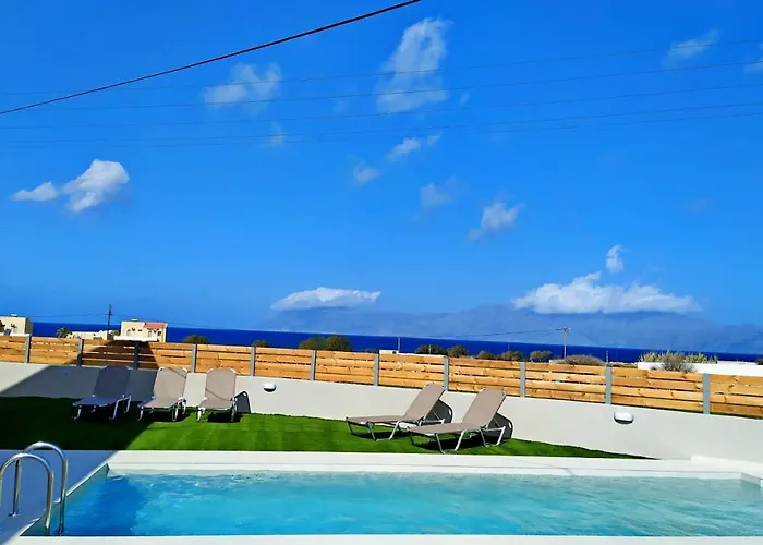 Balos Residence Private Pool Seafront Seaview