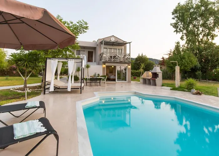 Seaview Villa Fivos With Private Pool By Lefkadastay