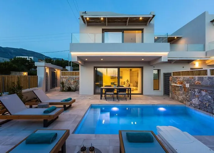 Villa Daphne-Naiades/ 2 Bedrooms,Luxury,Beachfront
