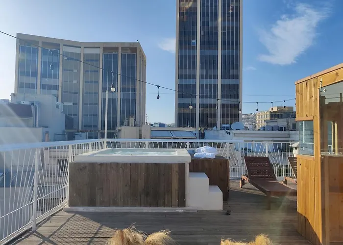Unique Solar Penthouse With Jacuzzi And Sauna In Central Athens