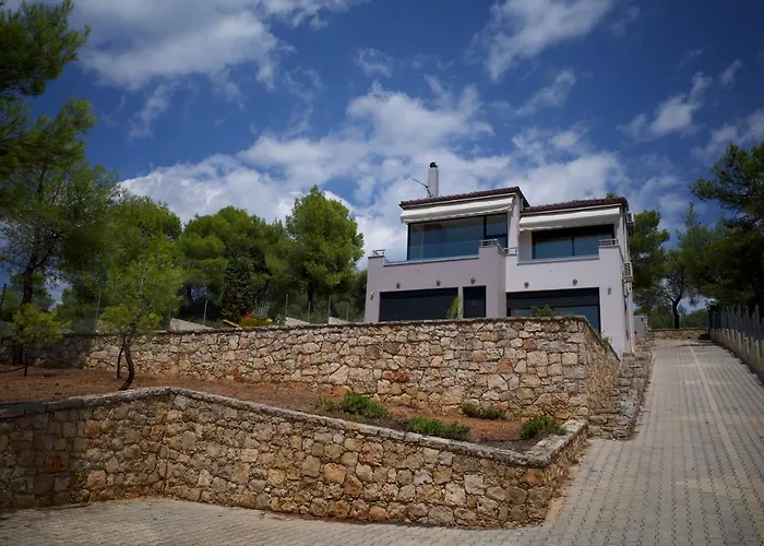 Pines Sea View Villa 170 Sqm In Theologos
