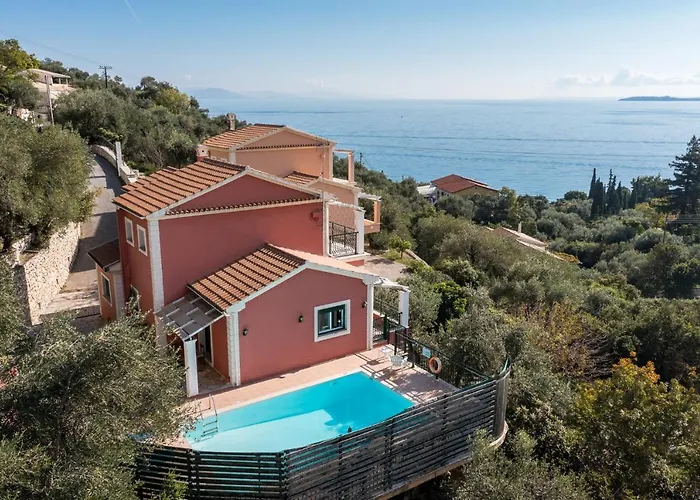 Seaview Villa Leana With Private Pool By Konnect, Nisaki