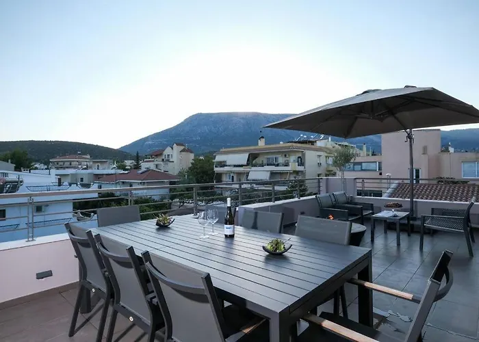 Spacious & Minimal Apartment Near Airport Peania Coniann Filoxenia