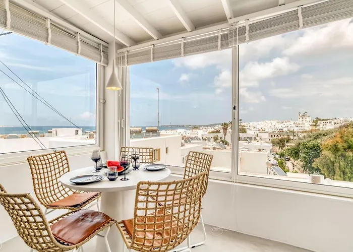 Sandy Studio With View In Naousa