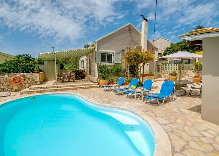 Loggos Seaview Cottage With Private Pool By Konnect