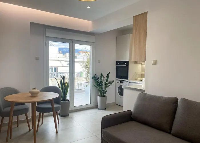 Modern Athens Apartment With Large Private Balcony