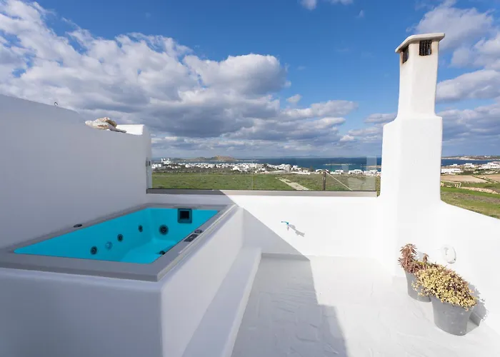 Pure White 1Bd House With Amazing Sea Views In Naousa