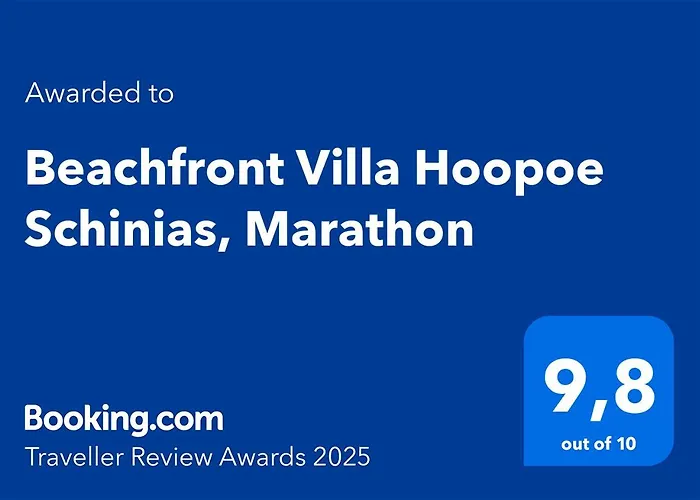 Beachfront Villa Hoopoe Schinias, Marathon