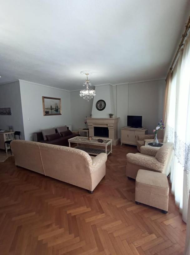 Golden Mirror In Apartment