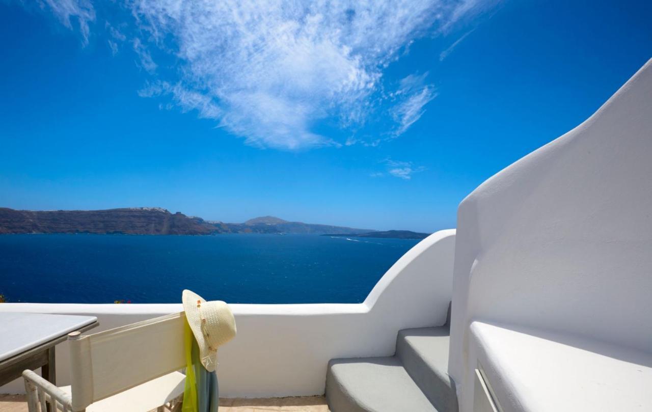 Elegant Santorini House Villa Horizon Caldera View-Outdoor Hot Tub Oia Villa *
