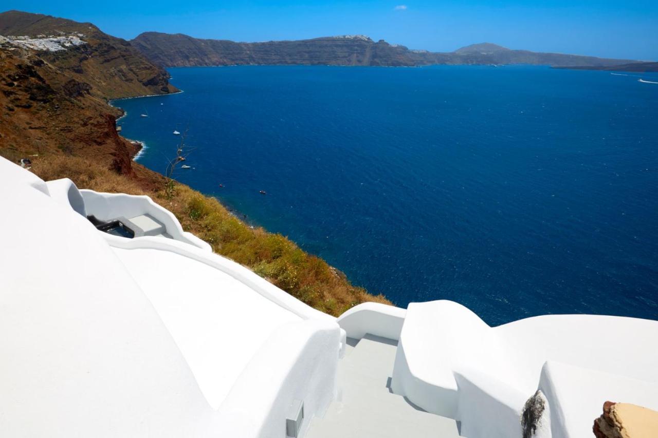 Elegant Santorini House Villa Horizon Caldera View-Outdoor Hot Tub Oia *