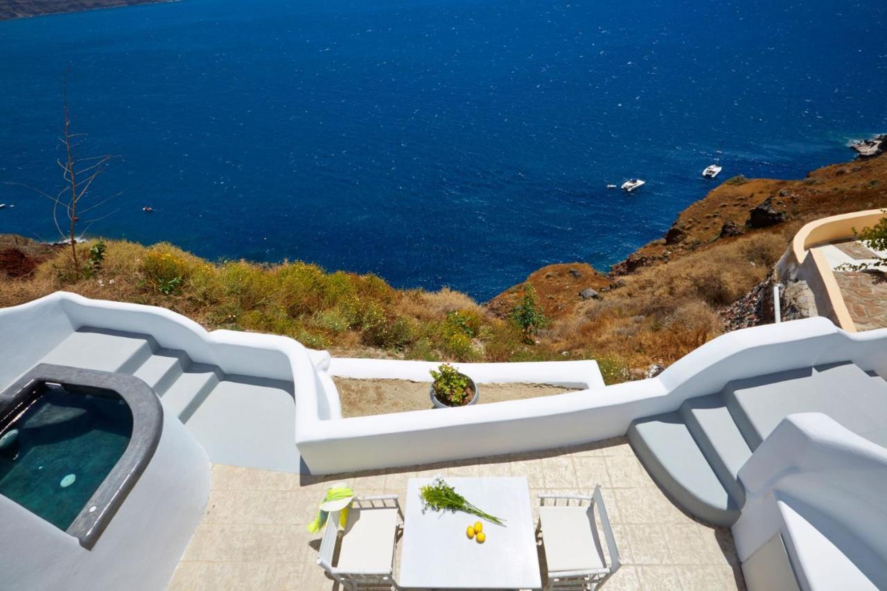Villa Elegant Santorini House Villa Horizon Caldera View-Outdoor Hot Tub Oia Tholos (Santorini)