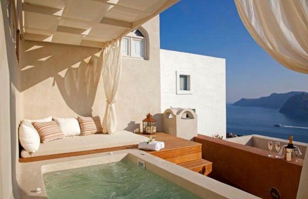 Villa Luxury Santorini Sunset Jacuzzi Panoramic Sunsetsea View 4 Bdr