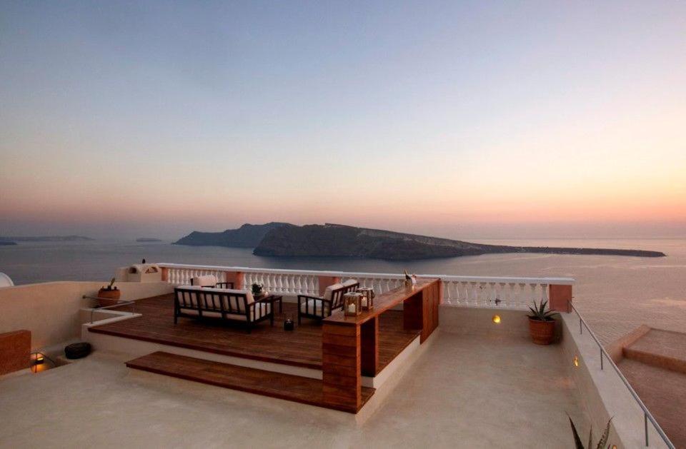 Luxury Santorini Sunset Jacuzzi Panoramic Sunsetsea View 4 Bdr *