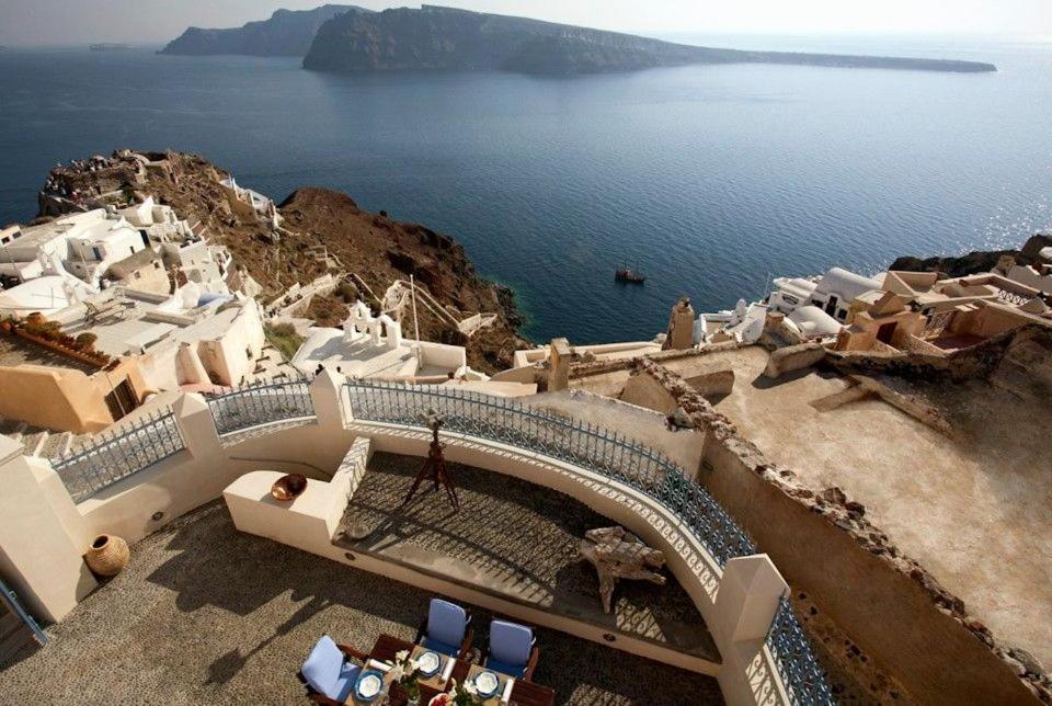 Luxury Santorini Sunset Jacuzzi Panoramic Sunsetsea View 4 Bdr * Oia (Santorini)