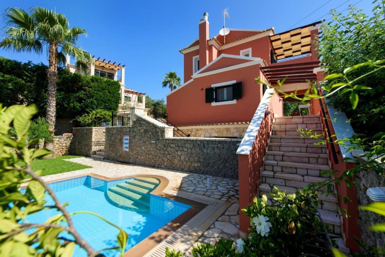 Luxury Corfu Villa Villa Dassia Rose Private Pool 4 Bedrooms Villa Dafnila