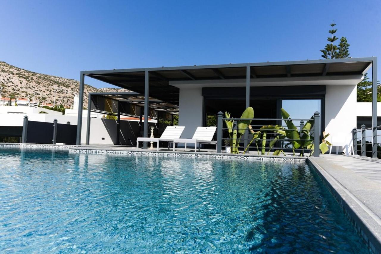 Villa Luxury Beachfront Selenia Platinum In Sounio *