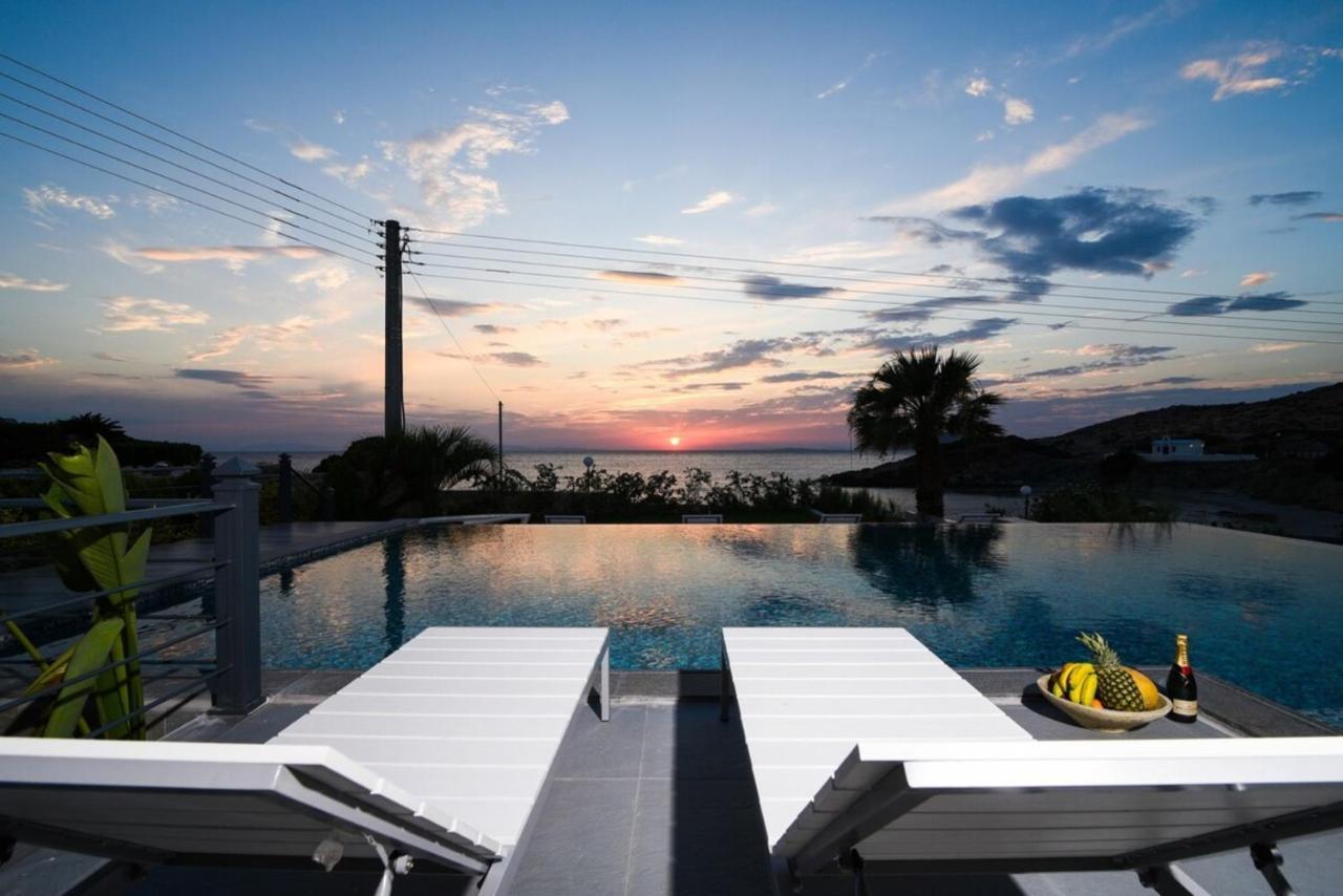 Luxury Beachfront Selenia Platinum In Sounio Villa *