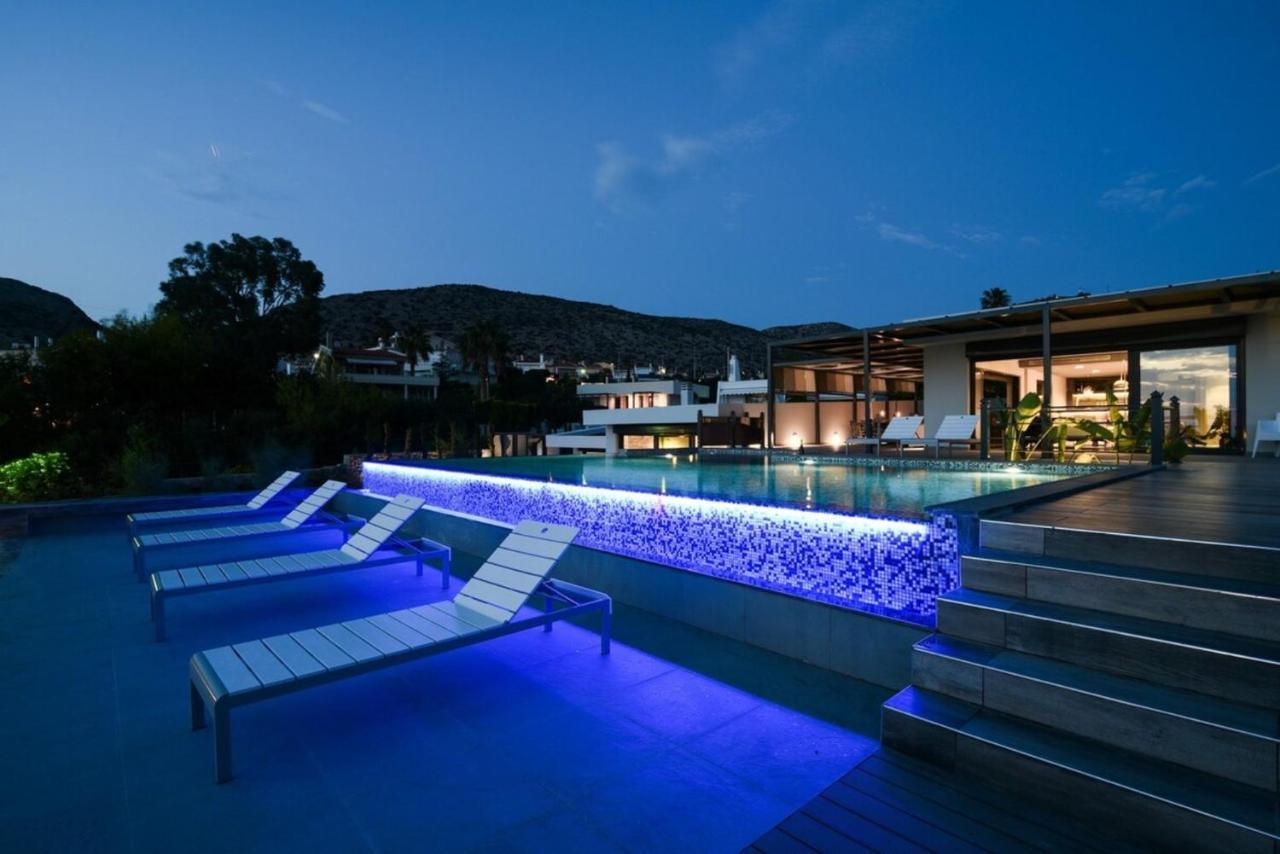 Villa Luxury Beachfront Selenia Platinum In Sounio Sounion
