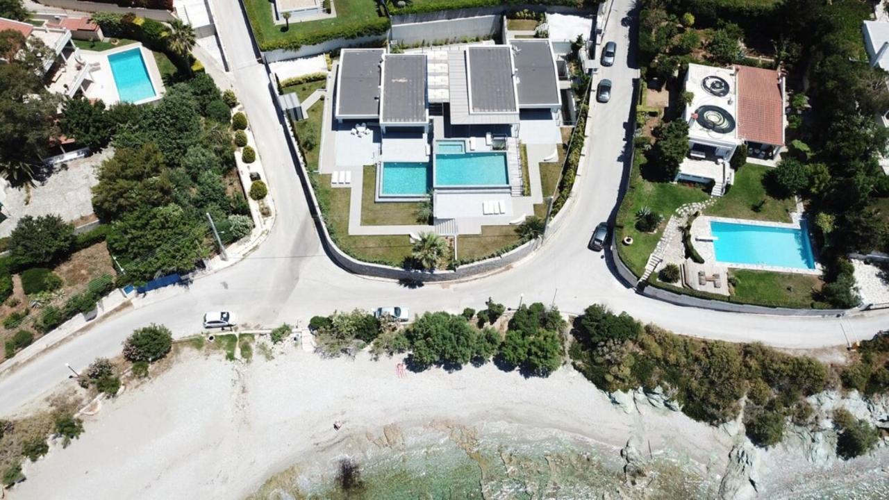 Luxury Beachfront Selenia Platinum In Sounio Villa Sounion