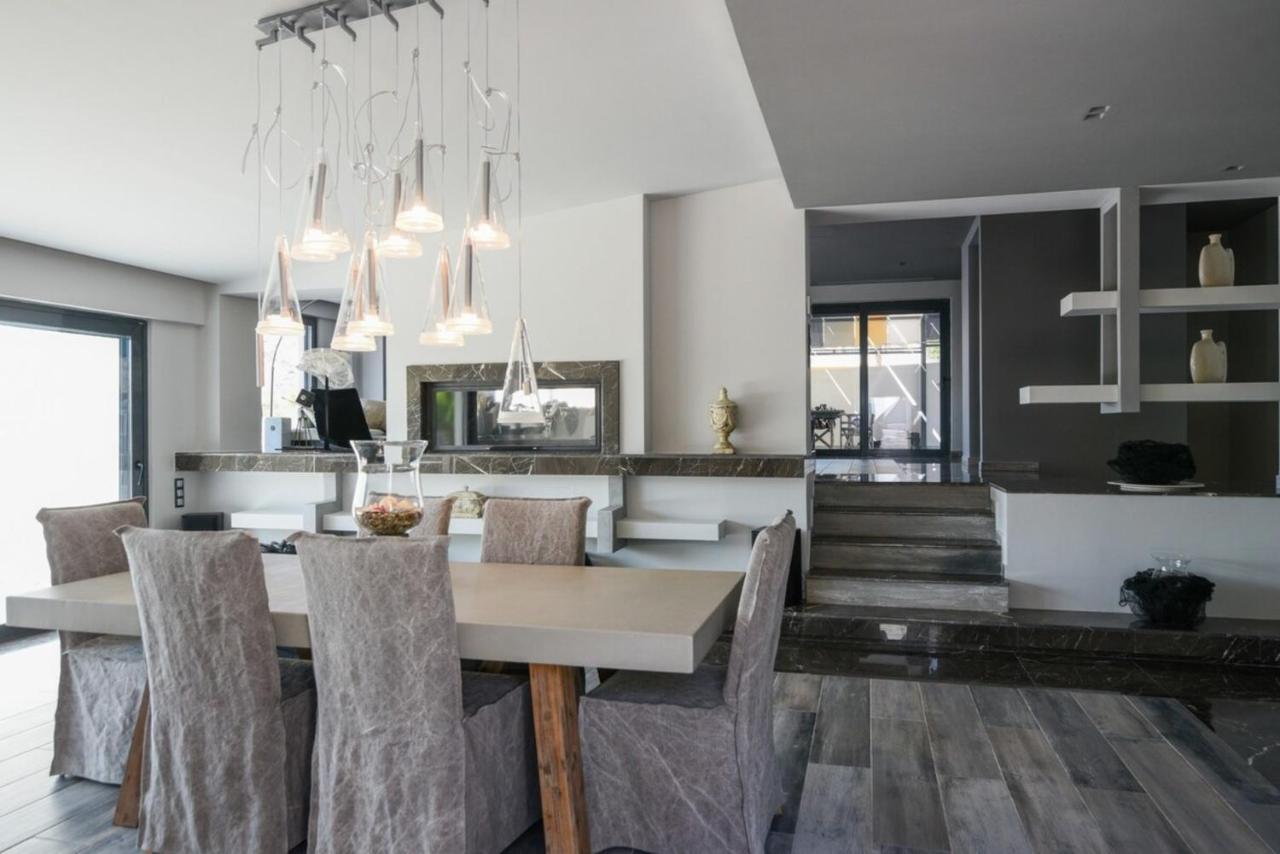 Villa Luxury Beachfront Selenia Platinum In Sounio