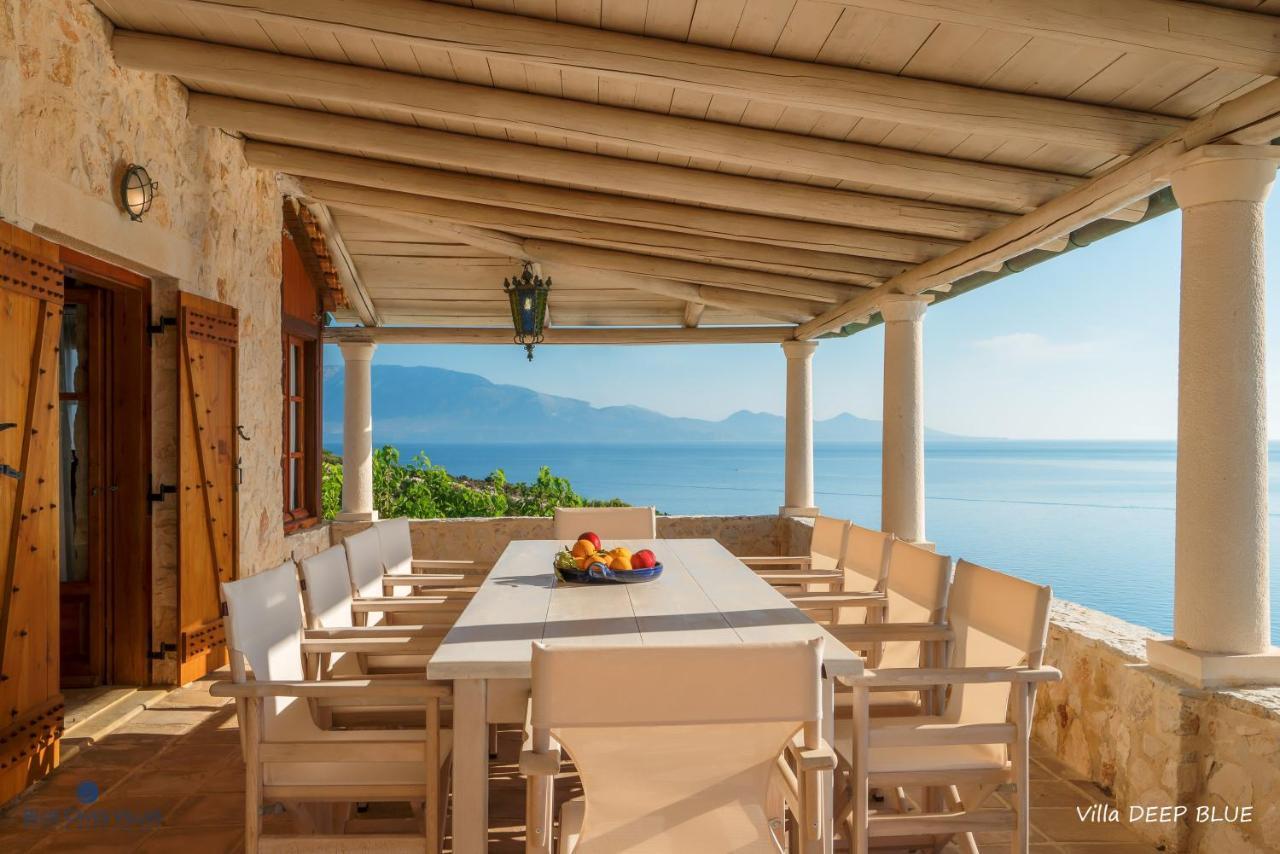 Villa Blue Caves - Exceptional With Private Pools Direct Access To The Sea Korithion
