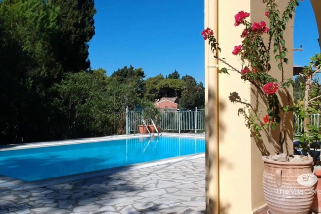 Villa Gastouri Pascalia With Heated Pool In October And Views *
