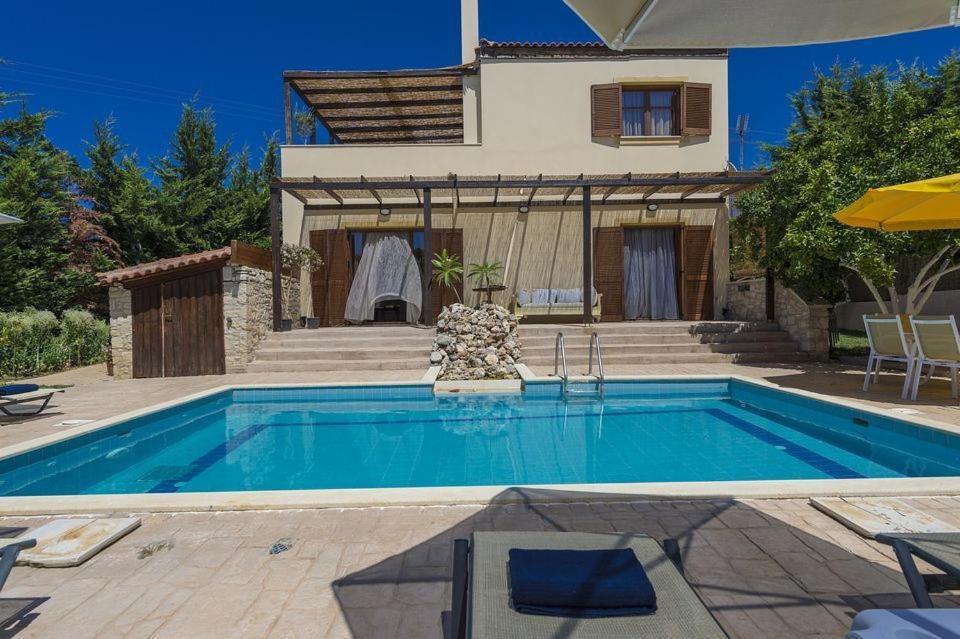 Exclusive Crete Citrus 3 Bedroom Private Pool Rethymnon Villa Asterion