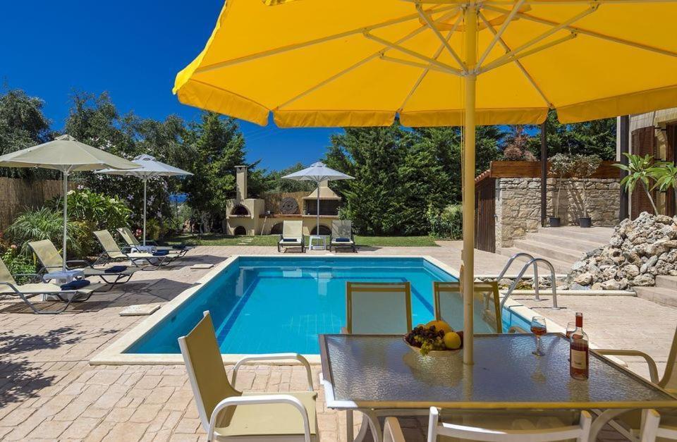 Exclusive Crete Citrus 3 Bedroom Private Pool Rethymnon Villa Asterion