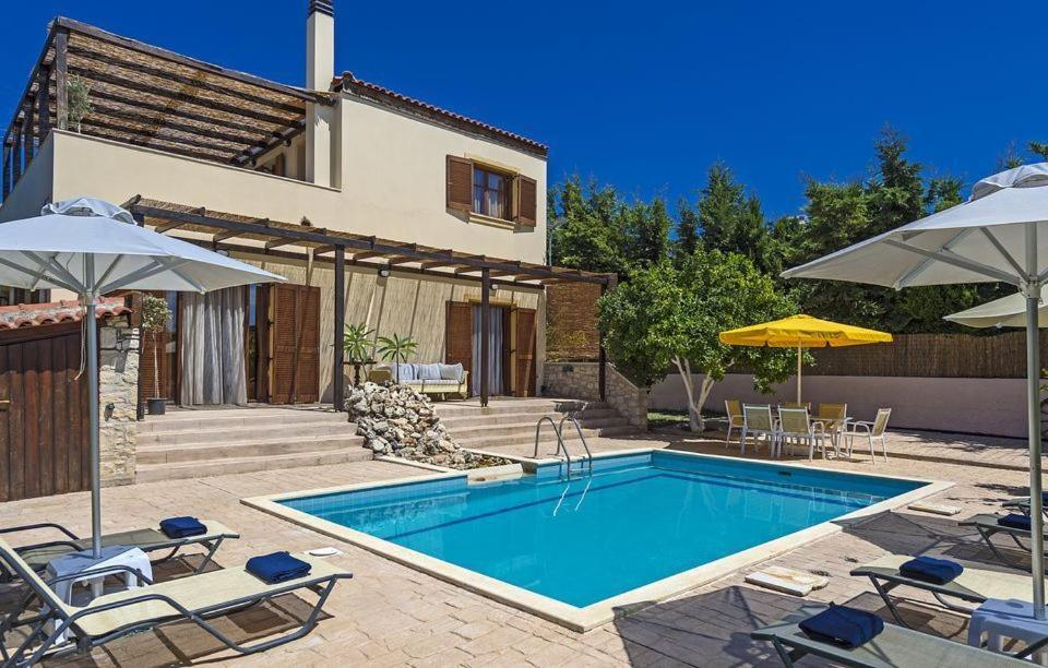 Exclusive Crete Citrus 3 Bedroom Private Pool Rethymnon Villa *