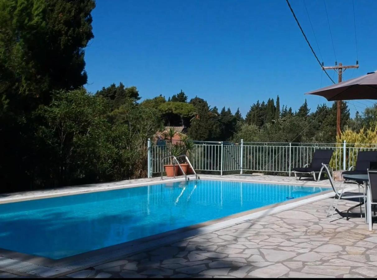 Gastouri Pascalia With Heated Pool In October And Views Villa Achilleion