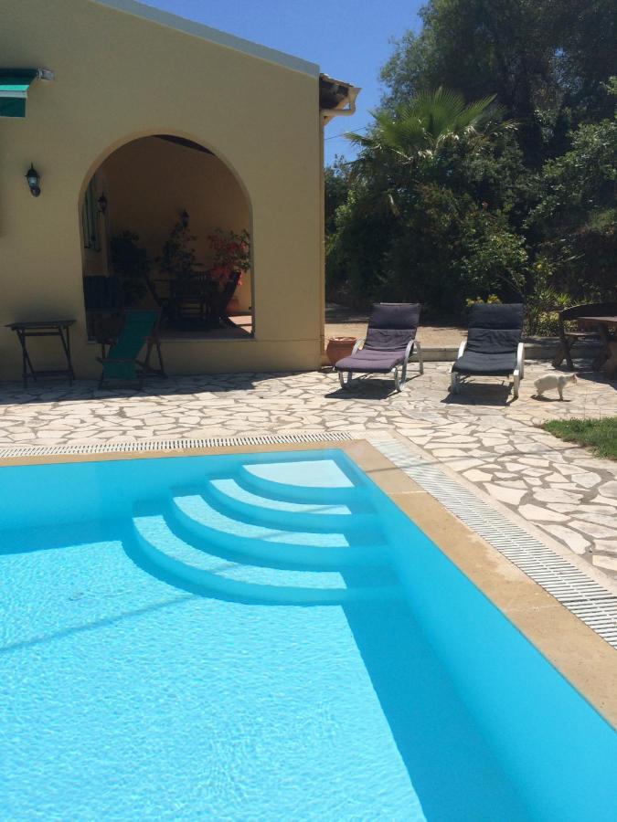 Villa Gastouri Pascalia With Heated Pool In October And Views *