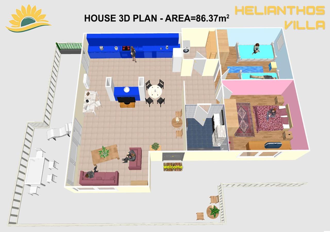 Helianthos - No1 Apartment Palaiontsiflikion