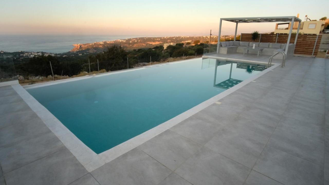 Eva East, With Infinity Pool & And Panoramic Sea View Gerani (Rethymno)