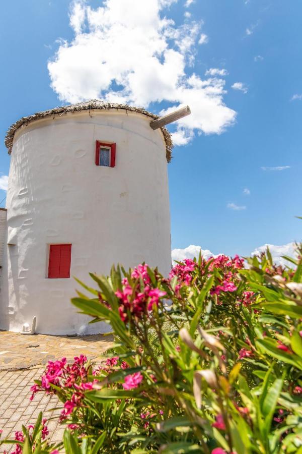 Old Windmill In Village *