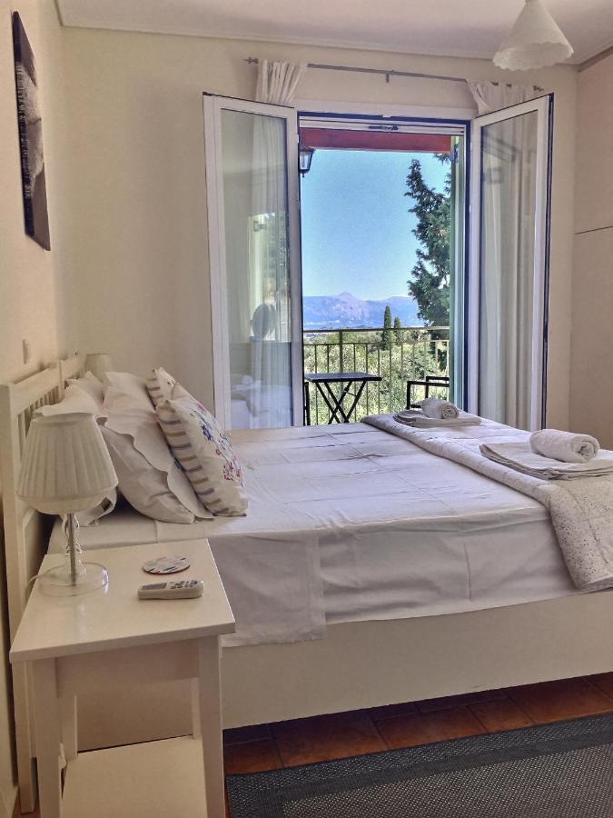 Gastouri Pascalia With Heated Pool In October And Views Villa Achilleion