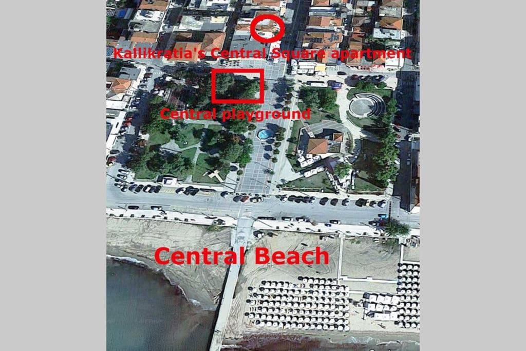 On Main Pedestrian Street With View Apartment Nea Kallikrateia