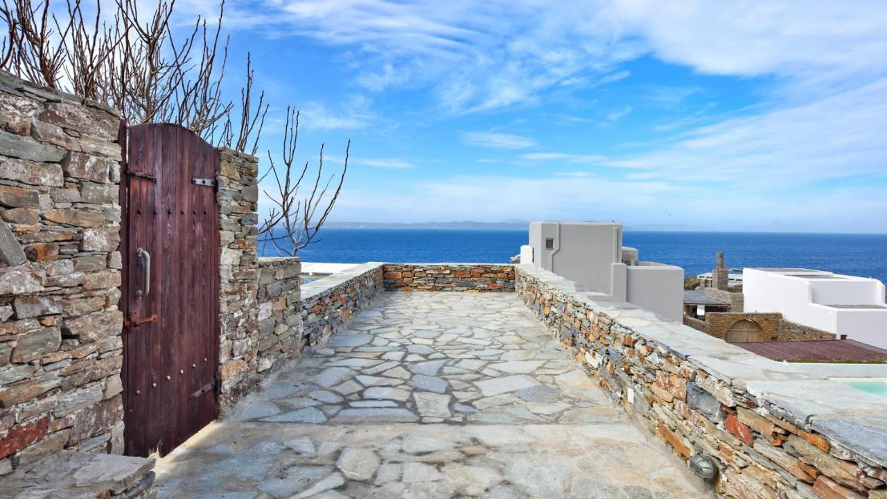 Stone With A Sea Water Swimming Pool And A Sea And Sunset View Melissaki