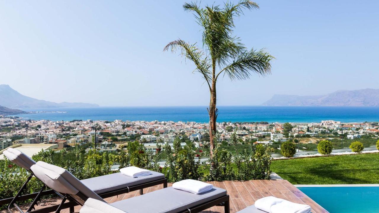 Villa Emilia I Luxury, Amazing Seaview, Next To The Town Kissamos