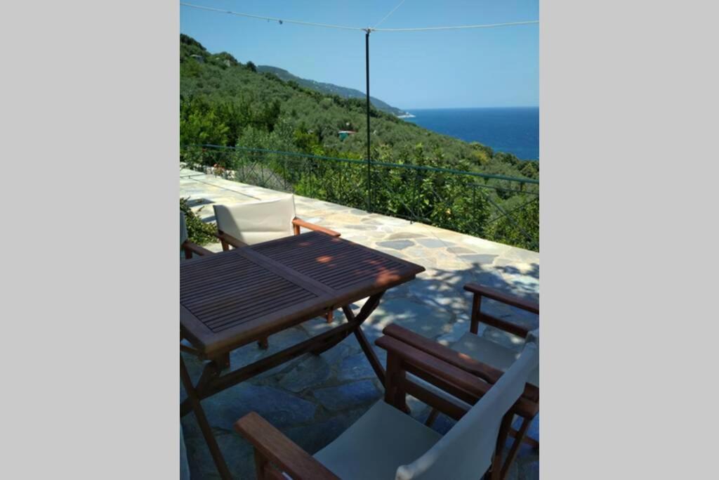 Villa Balcony To The Aegean Sea - Pelion, Lampinou 37012 Pilion