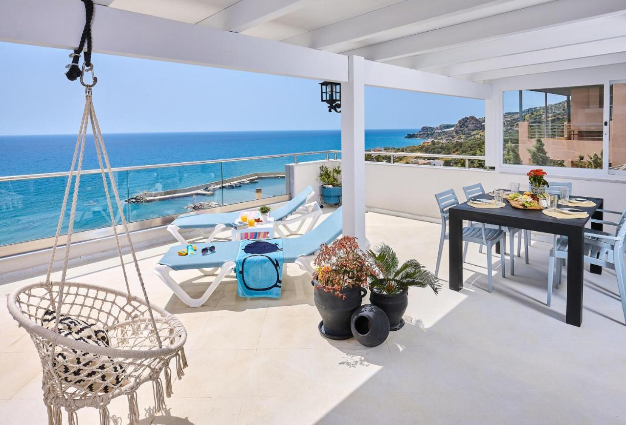 Breathtaking Sea View Flat In South Crete Apartment
