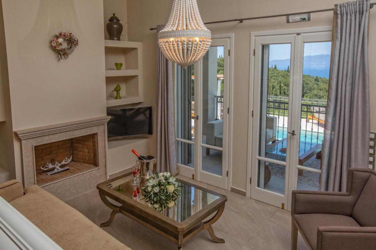Villa Luxury Above Emblisi , With Heated Pool ! *