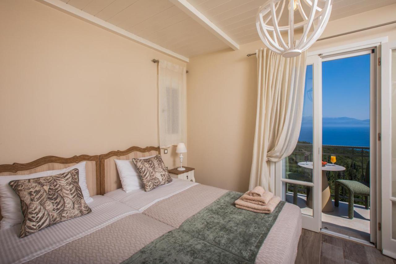 Villa Luxury Above Emblisi , With Heated Pool !