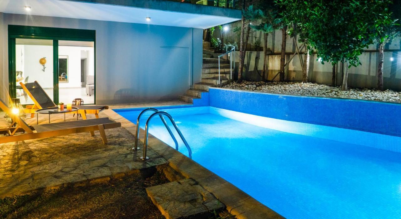 The H Experience - The Blue Lounge With Swimming Pool Apartment Porto Rafti