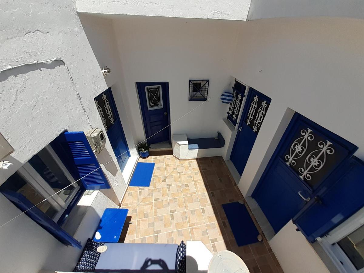 Cycladic House White And Blue In Kato Chora Holiday home *
