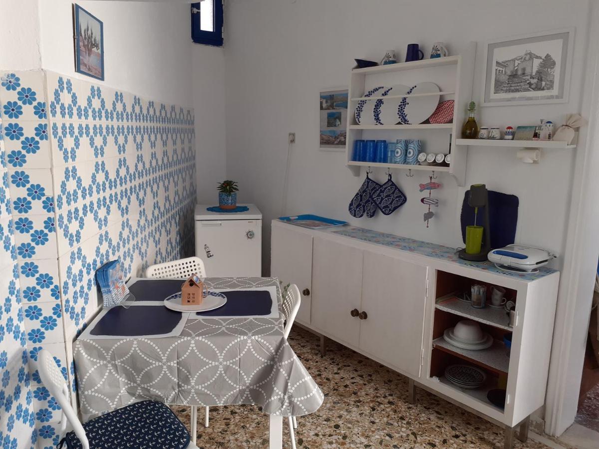 Cycladic House White And Blue In Kato Chora Serifos Town