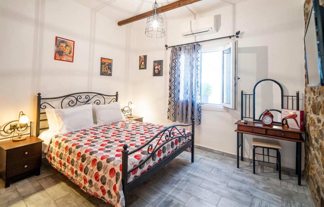 Flora's And Pool In Syros Villa
