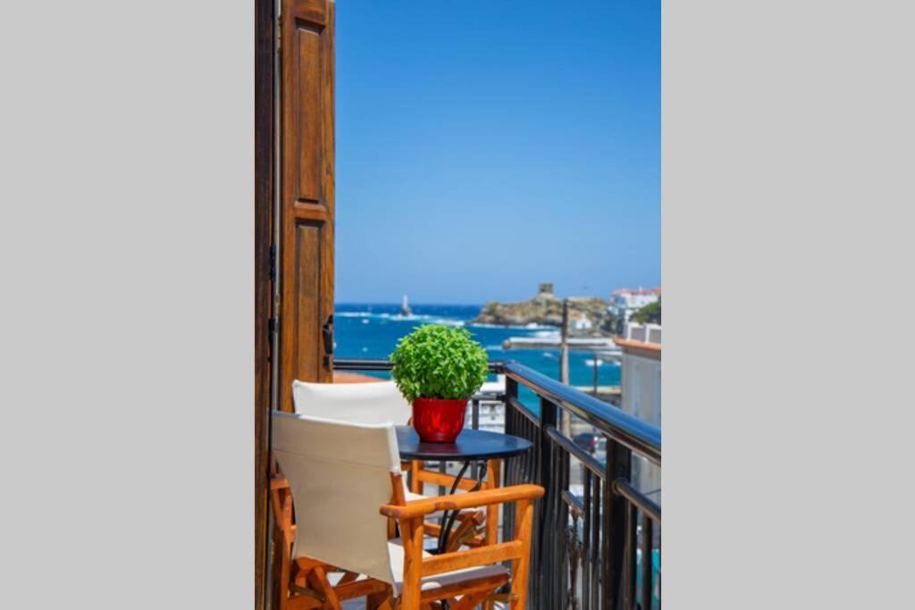 Seaview Stylish Flat In - Walk To Apartment Andros Town